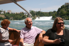 Europas største vandfald, Rheinfall i Schweiz