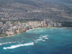 Farvel til Hawaii i denne omgang, og ombord på Hawaiian Air til San Francisco, Californien, USA