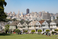 Painted Ladies, Alamo Square, San Francisco, Californien, USA