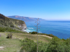 Stop ved Lucia Lodge på Highway 1, Californien, USA