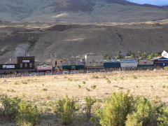 Gardiner, Montana, USA. Den nordlige indgang til Yellowstone National Park.