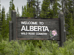 Så er vi i Alberta, Canada