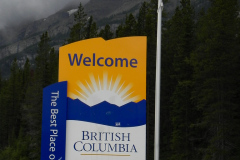 Så kører vi ind i Bristish Columbia, Canada
