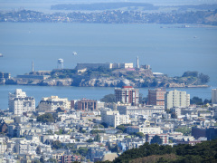 Udsigt fra Twin Peaks, San Francisco, Californien, USA