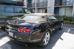 Vores lejebil, en Chevrolet Camaro SS 6.2 liter V8 med 400 hk. Rimelig sjov bil, men ret forslugen.