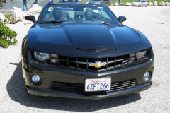 Vores lejebil, en Chevrolet Camaro SS 6.2 liter V8 med 400 hk. Rimelig sjov bil, men ret forslugen.