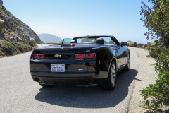Vores lejebil, en Chevrolet Camaro SS 6.2 liter V8 med 400 hk. Rimelig sjov bil, men ret forslugen.