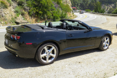 Vores lejebil, en Chevrolet Camaro SS 6.2 liter V8 med 400 hk. Rimelig sjov bil, men ret forslugen.