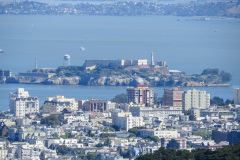 Udsigt fra Twin Peaks, San Francisco, Californien, USA