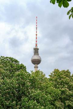 Berliner Fernsehturm, Berlin, Tyskland