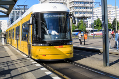Sporvogn, Alexander Platz, Berlin, Tyskland