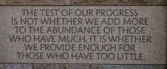 Franklin Delano Roosevelt Memorial, Washington D.C., USA