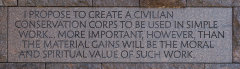 Franklin Delano Roosevelt Memorial, Washington D.C., USA