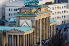 Brandenburger Tor set fra Reichstag, Berlin, Tyskland
