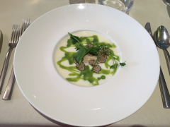 Endnu en sublim frokost på L'Atalier du Peintre i Colmar, Alsace.