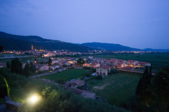 Hyggeligt ophold med middag på Villa De Winckels, Tregnago, Veneto, Italien. Vi fik tårnværelset oppe på bakken, megalækker oplevelse, på nær den halve million trin derop.