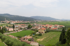 Hyggeligt ophold med middag på Villa De Winckels, Tregnago, Veneto, Italien. Vi fik tårnværelset oppe på bakken, megalækker oplevelse, på nær den halve million trin derop.