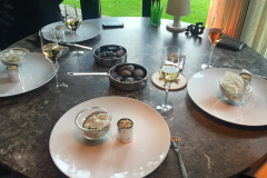 En fantastisk middag på Frederikshøj.