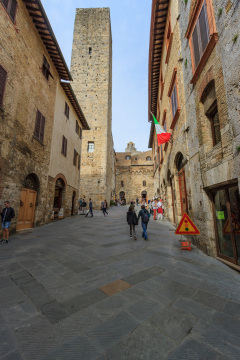 San Gimignano, Toscana, Italien