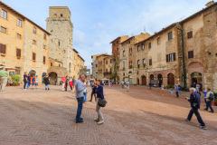 San Gimignano, Toscana, Italien