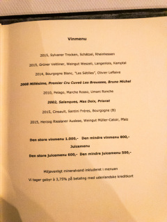 Middag på Kokkeriet.