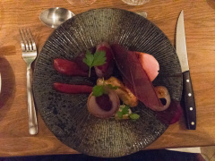 Middag på Raadvad Kro.