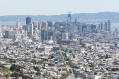 Udsigten fra Twin Peaks, San Francisco, USA