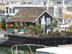 Husbåd ved Berkleley Marina, Berkeley, USA