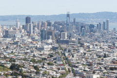 Udsigten fra Twin Peaks, San Francisco, USA