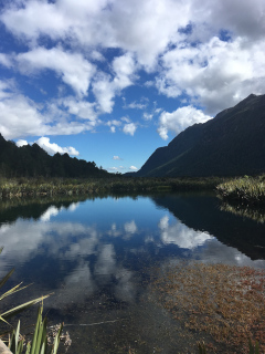 Mirror Lakes, South Island, New Zealand