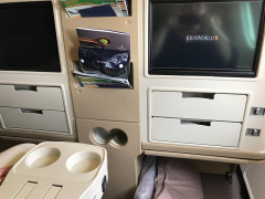 Hårdt arbejde på Business Class med Singapore Airlines fra Adelaide til Singapore