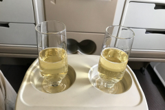 Hårdt arbejde på Business Class med Singapore Airlines fra Adelaide til Singapore