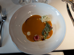 Frokost på L'Atalier du Peintre i Colmar, Alsace.