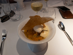 Frokost på L'Atalier du Peintre i Colmar, Alsace.