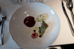 Frokost på L'Atalier du Peintre i Colmar, Alsace.