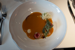 Frokost på L'Atalier du Peintre i Colmar, Alsace.