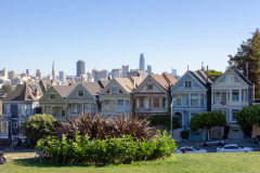 Painted Ladies ved Alamo Square, San Francisco, USA