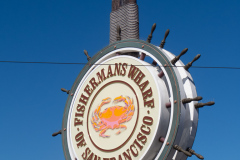 Skiltet ved Fishermans Wharf i San Francisco