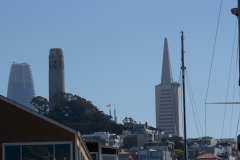 Transamerica Pyramid set fra Pier 39, San Francisco, USA