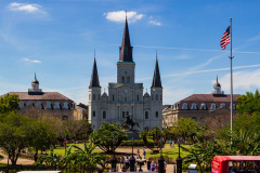 Vandretur langs Mississippi i New Orleans, Louisiana, USA