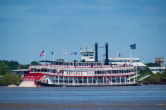 Riverboat Natchez, som vi var på cruise med dagen før, New Orleans, Louisiana, USA