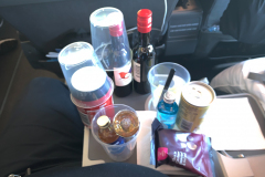 Hjemad mod København via Stockholm med SAS med ekstra forsyninger