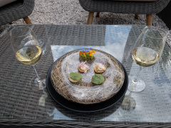 Frokost på L'Alchemille, Kaysersberg, Frankrig