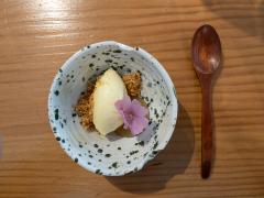 Frokost på L'Alchemille, Kaysersberg, Frankrig