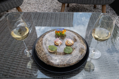 Frokost på L'Alchemille, Kaysersberg, Frankrig