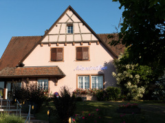 Middag på Le Maximillien, Zellenberg, Alsace, Frankrig