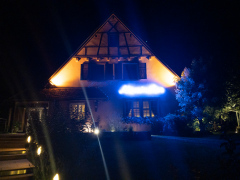 Middag på Le Maximillien, Zellenberg, Alsace, Frankrig