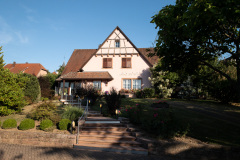 Middag på Le Maximillien, Zellenberg, Alsace, Frankrig