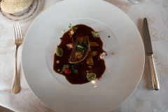 Middag på Le Maximillien, Zellenberg, Alsace, Frankrig