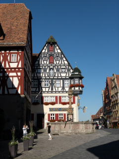 Rothenburg ob der Tauber, Bayern, Tyskland